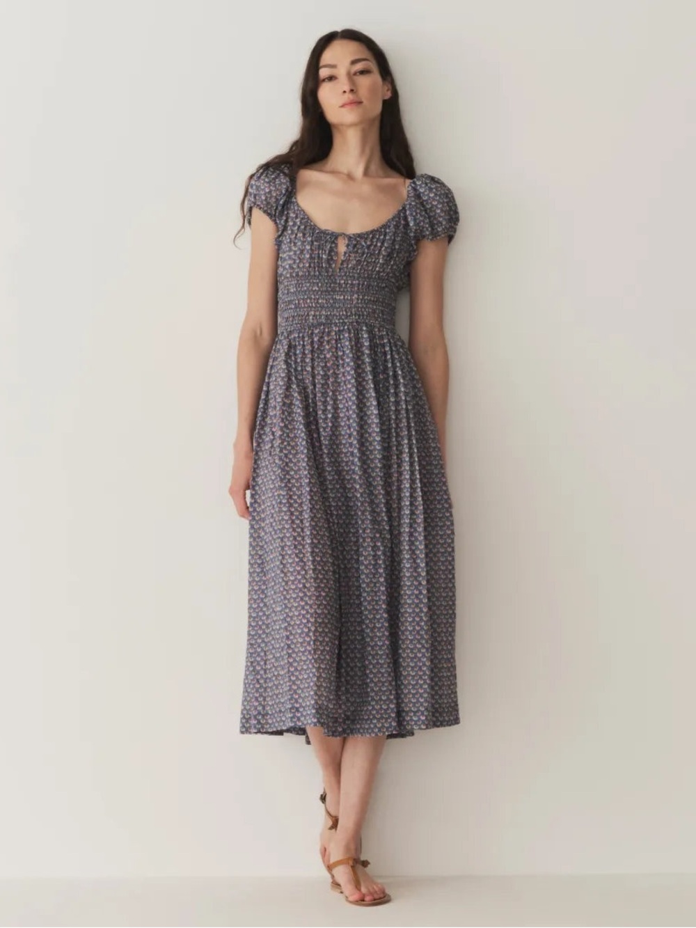 Doen Quinn Dress in Dahlia Ikat